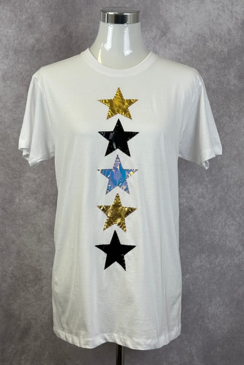 T-Shirt Stelle — Bianco II