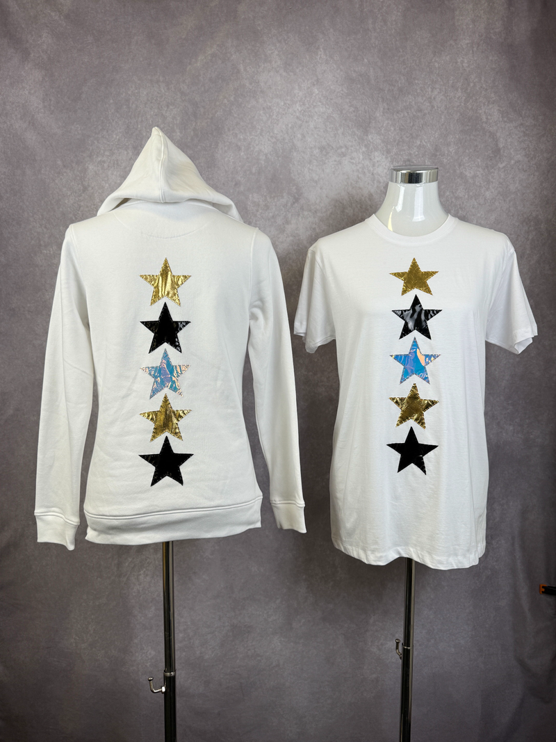 Felpa Stelle — Bianco — foto 2