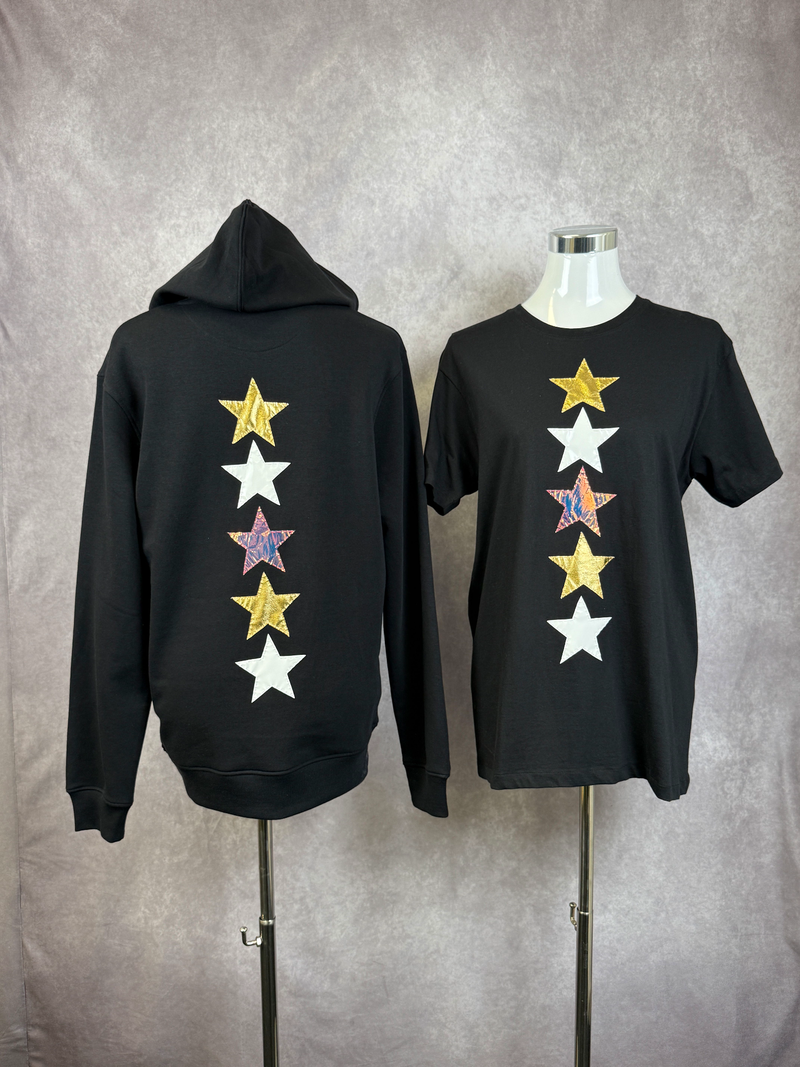Felpa Stelle — Nero