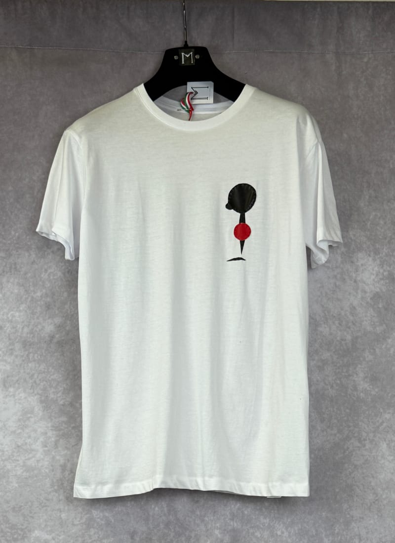 T-Shirt Uomo Omino — Bianco