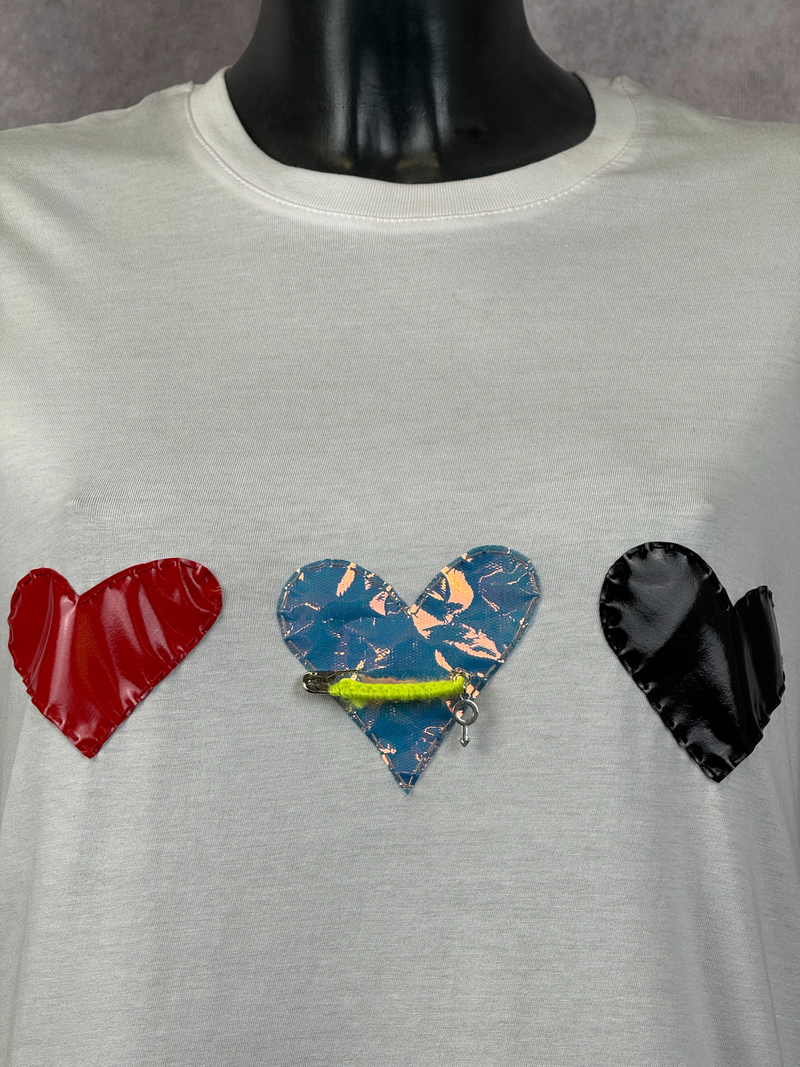 T-Shirt TrisLove — Bianco — foto 3