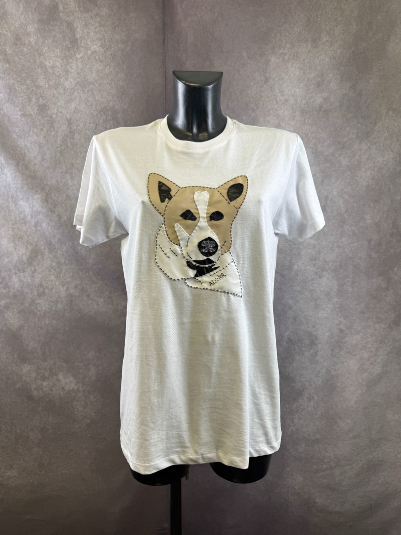 T-Shirt Aloka — Bianco