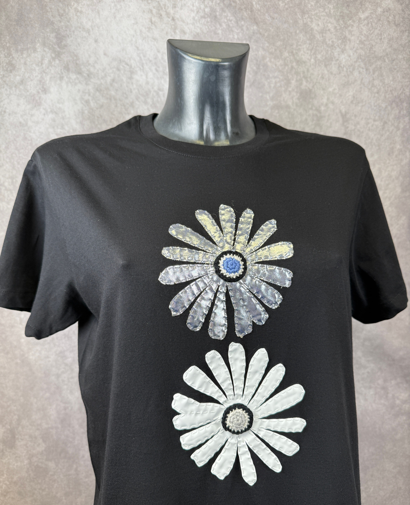 T-Shirt Fiorelloni — Nero — foto 2