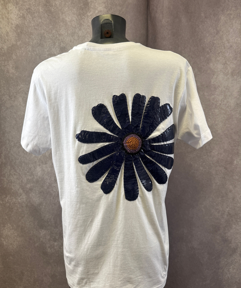 T-Shirt Fiorelloni — Bianco