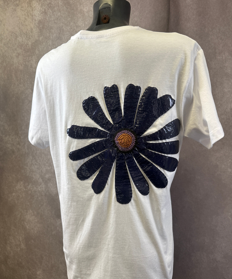 T-Shirt Fiorelloni — Bianco — foto 2