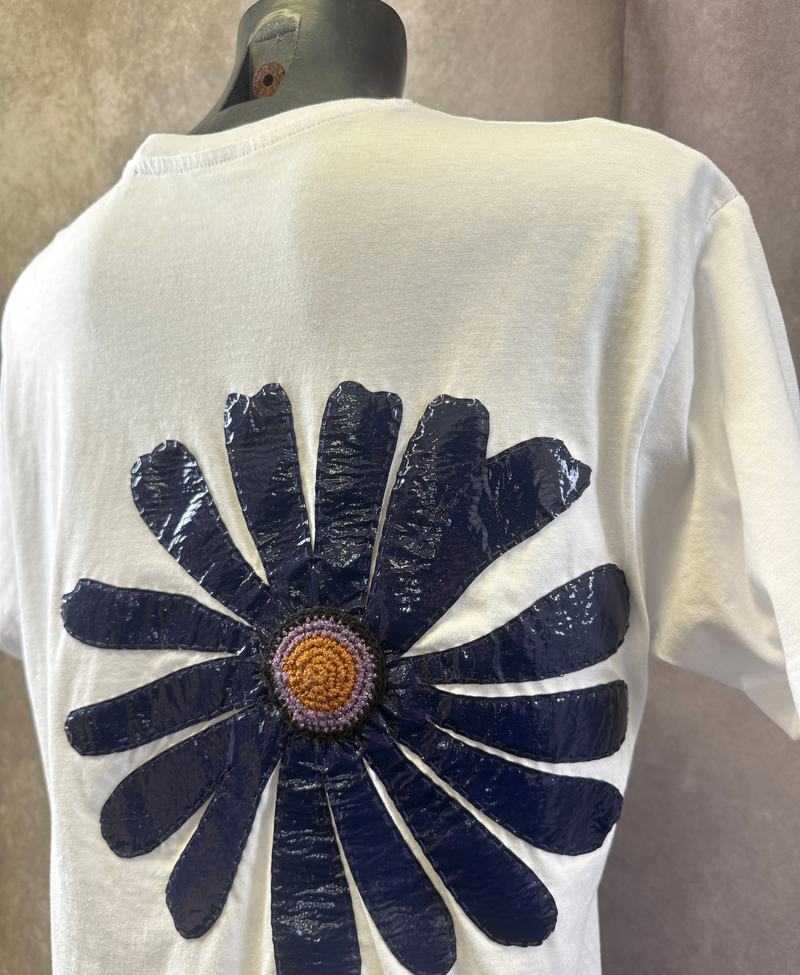 T-Shirt Fiorelloni — Bianco — foto 3