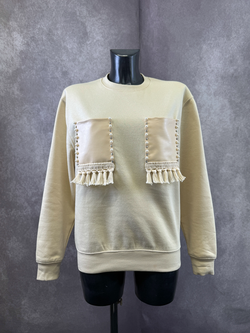 Felpa TascFrang — Giallo burro