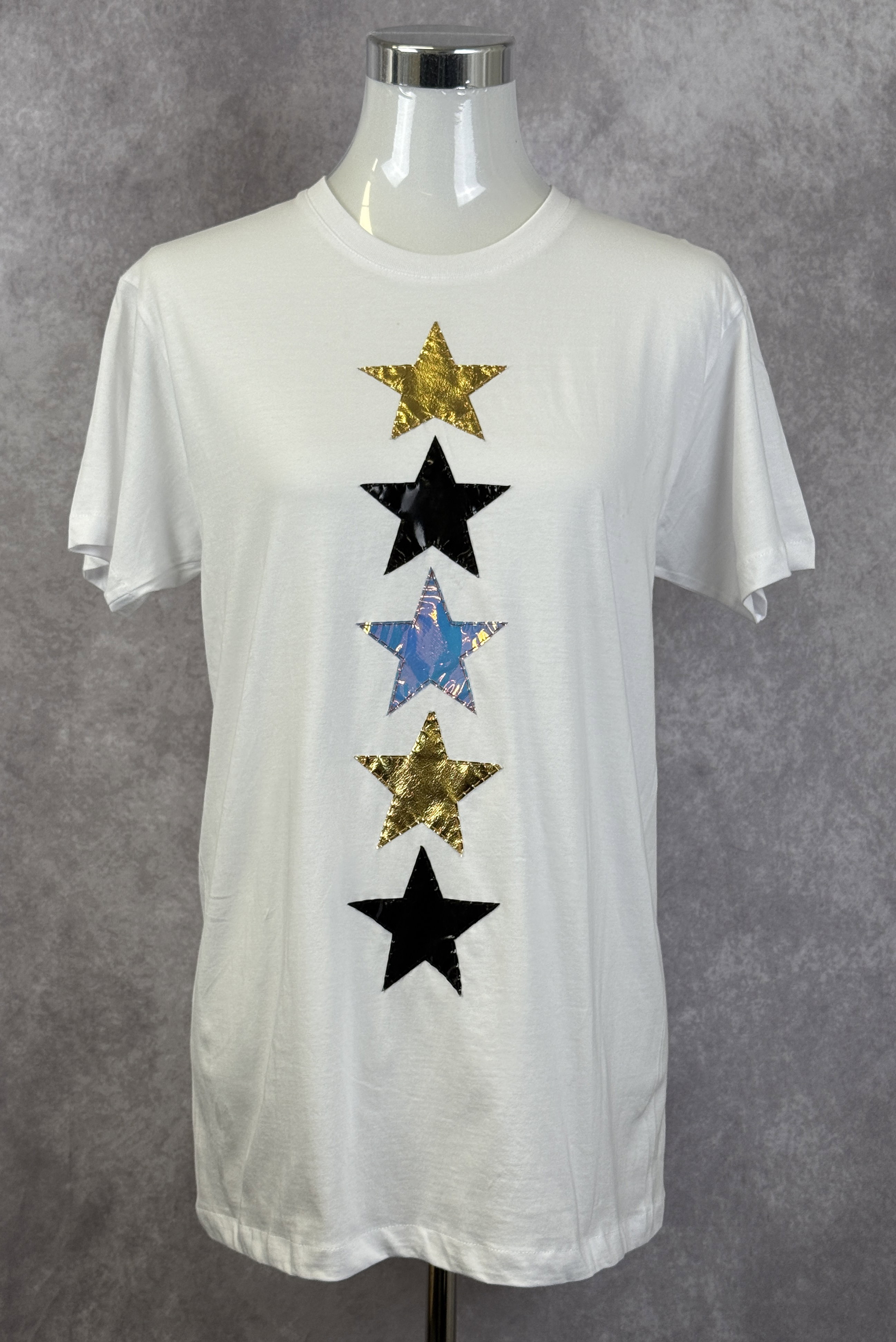 T-Shirt Stelle — Bianco II — foto 1