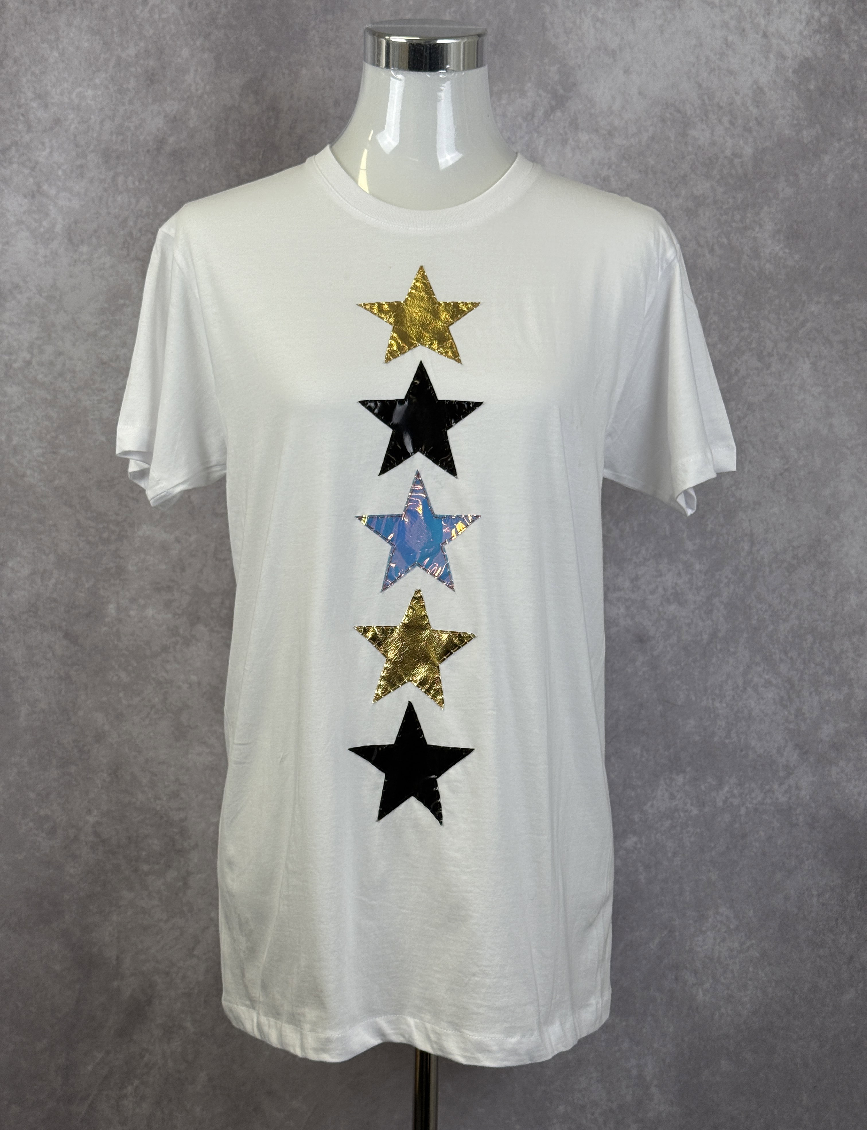 T-Shirt Stelle — Bianco II — foto 2