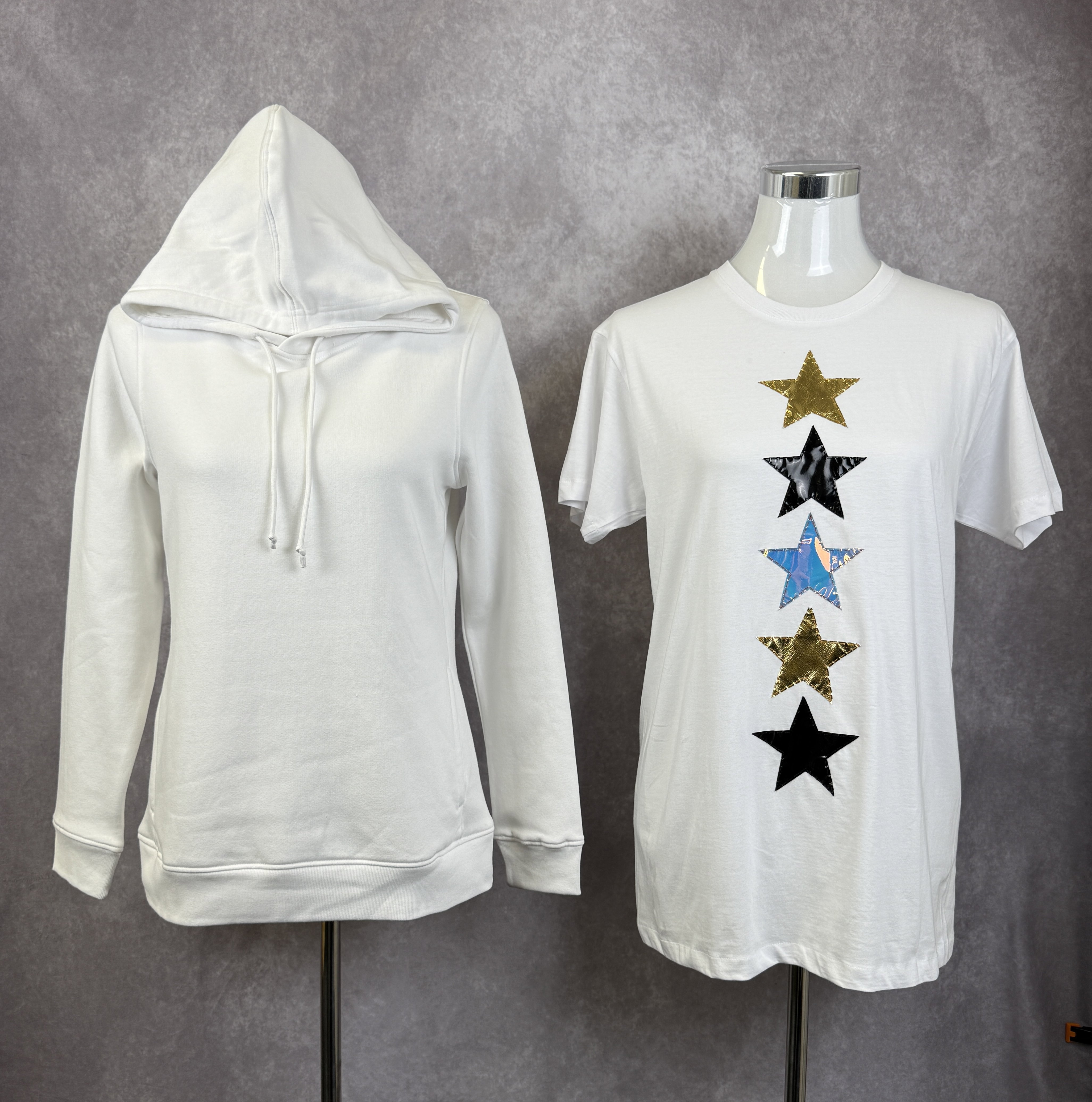 Felpa Stelle — Bianco — foto 1