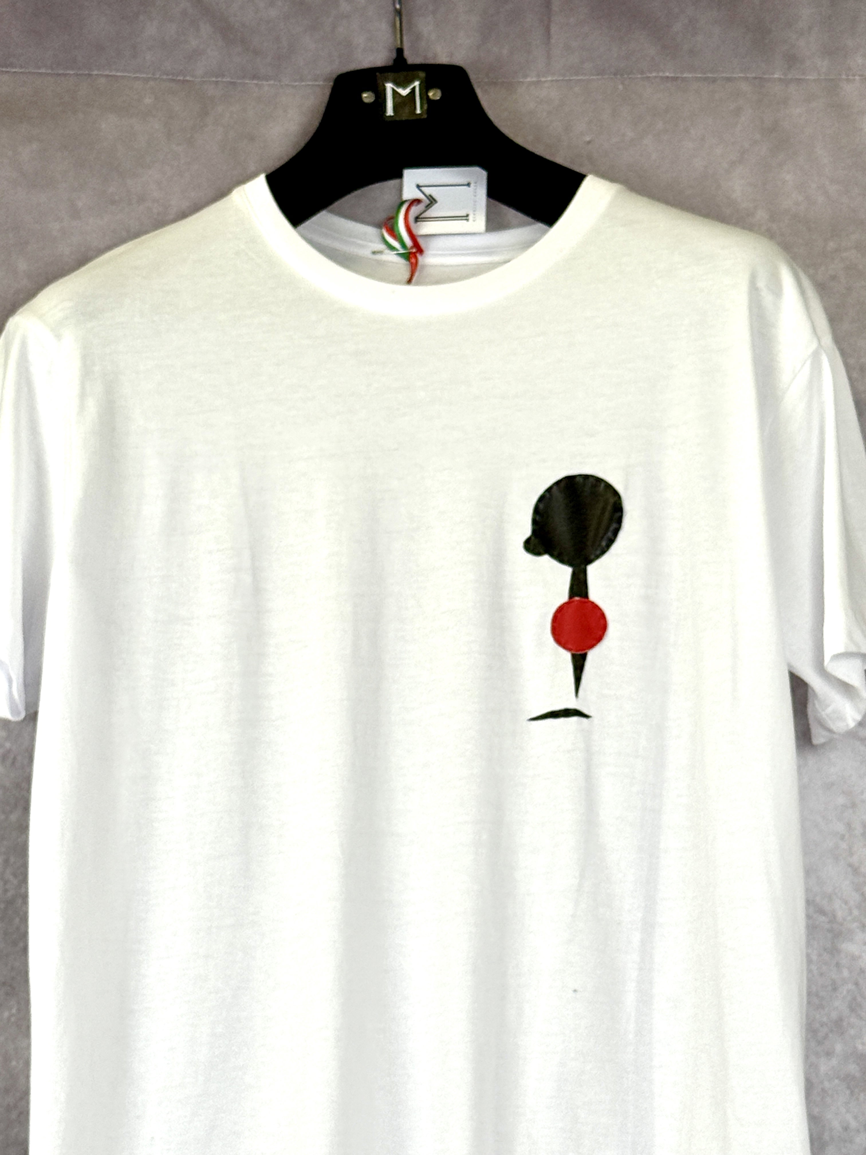 T-Shirt Uomo Omino — Bianco — foto 2