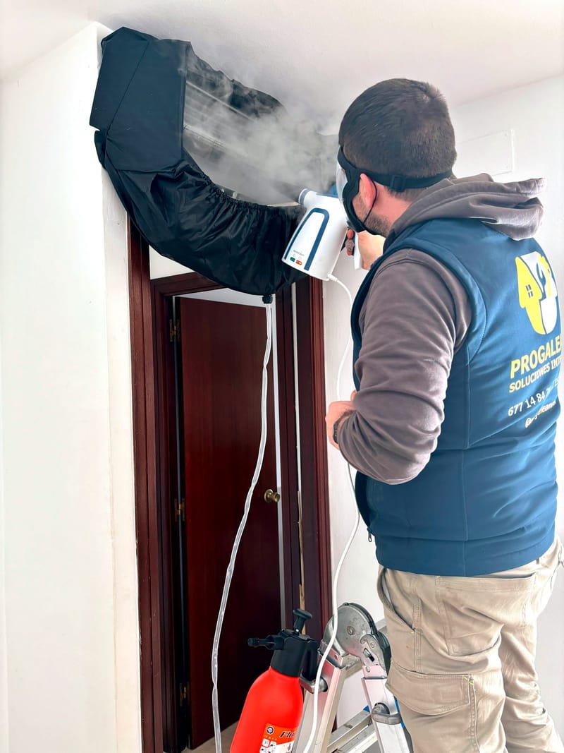 Desinfección de aires acondicionados