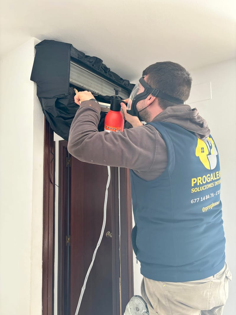 Desinfección aires acondicionados