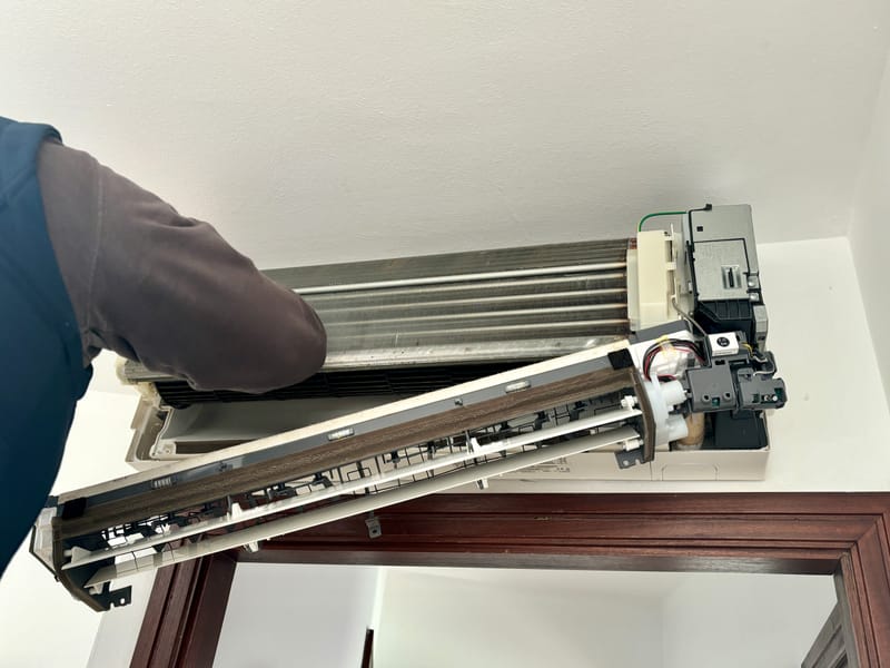 Limpieza y desinfección aire acondicionados