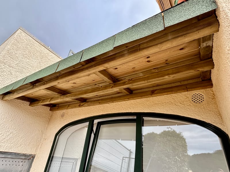 Techito (madera y teja)