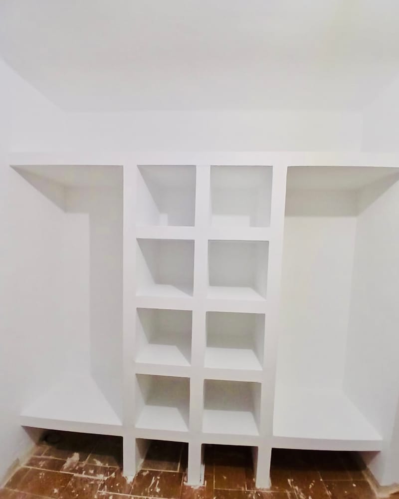 Realización de armarios de pladur