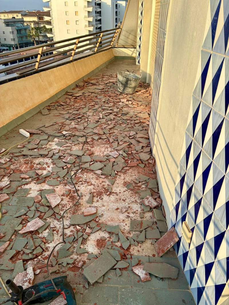 Renovación de terraza piso Estartit