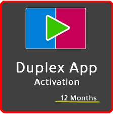 duplex play best media player 12months 7$ activation