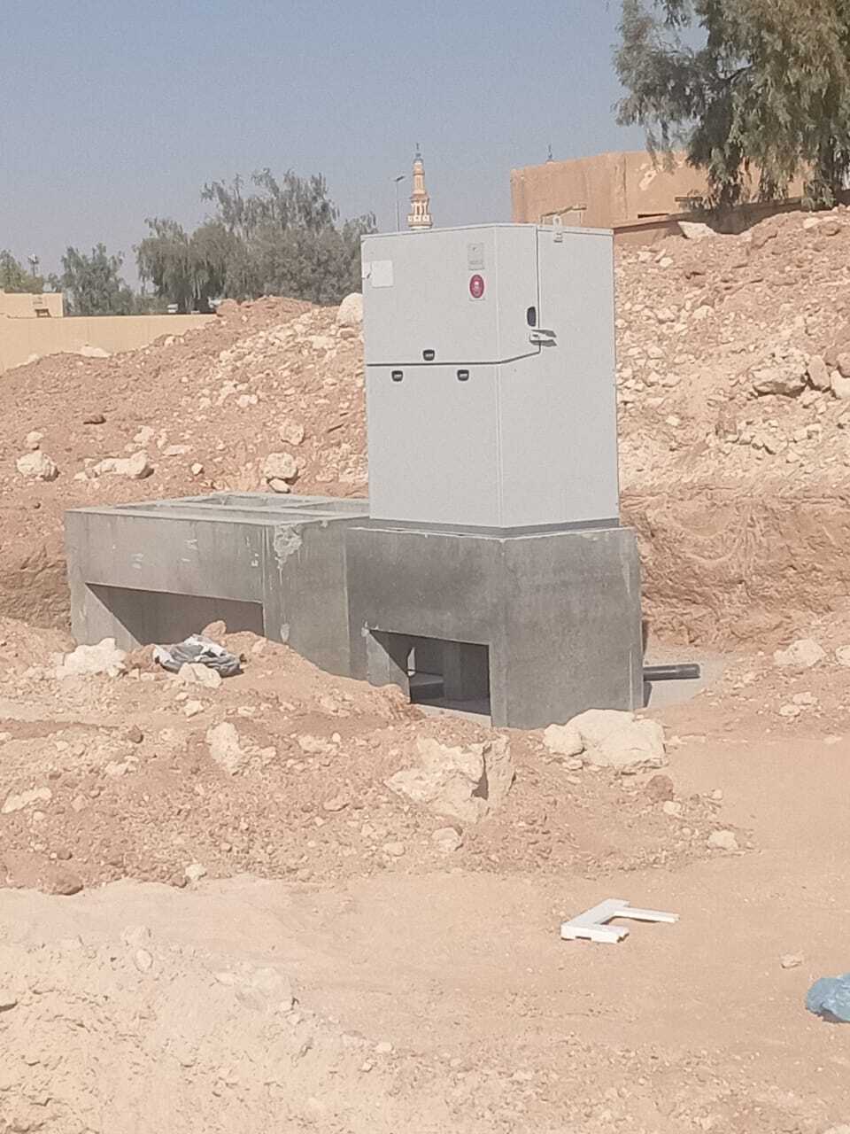 اعمال البنية التحتية لمشروع مخطط فهد المقبل 