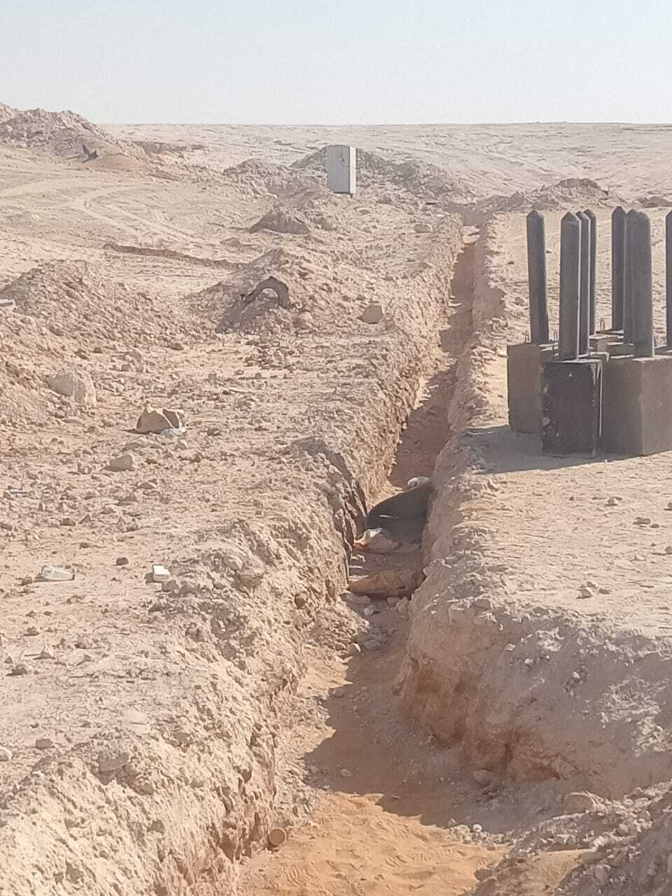 اعمال البنية التحتية لمشروع مخطط فهد المقبل 