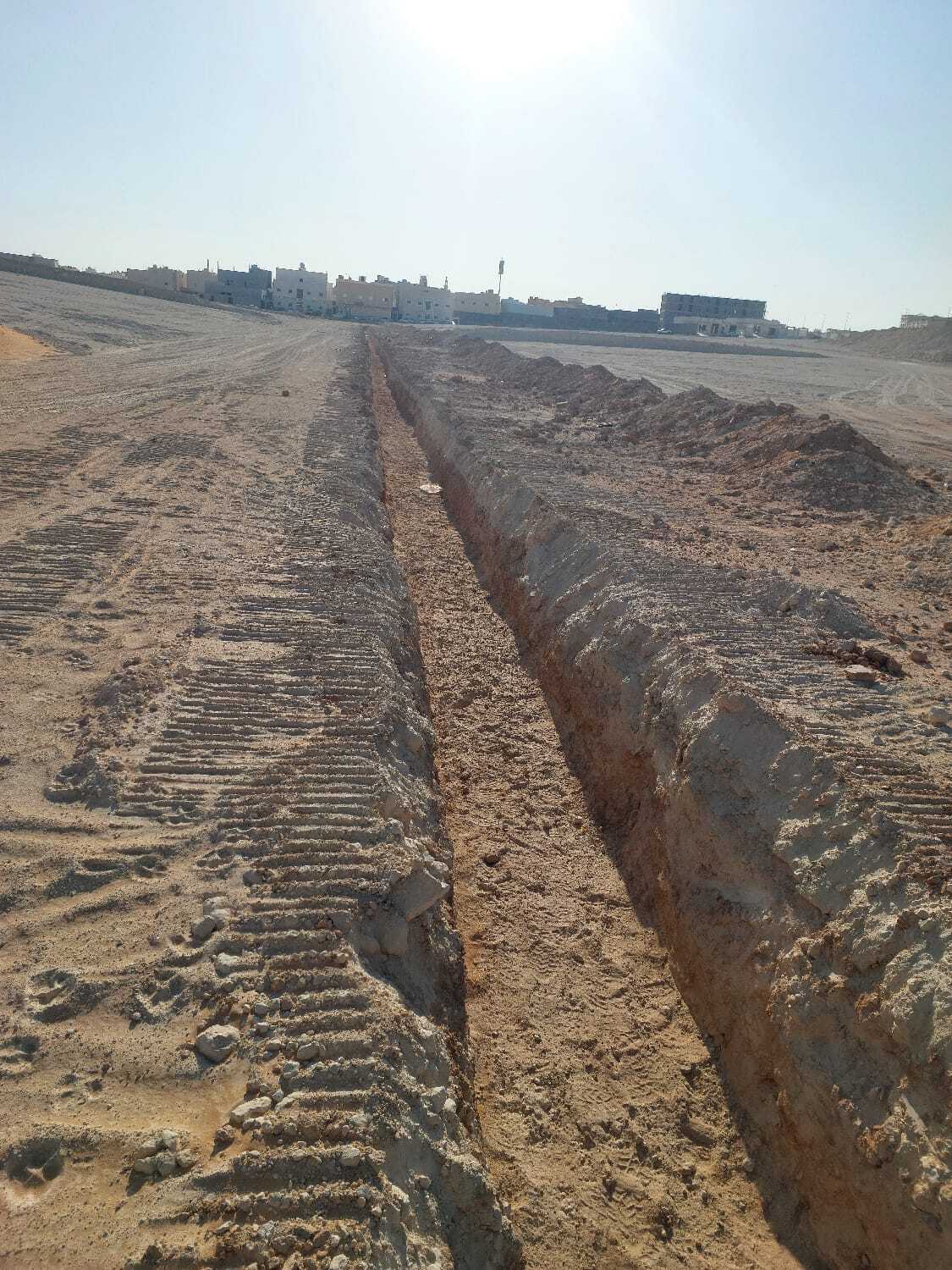 اعمال البنية التحتية لمشروع مخطط فهد المقبل 