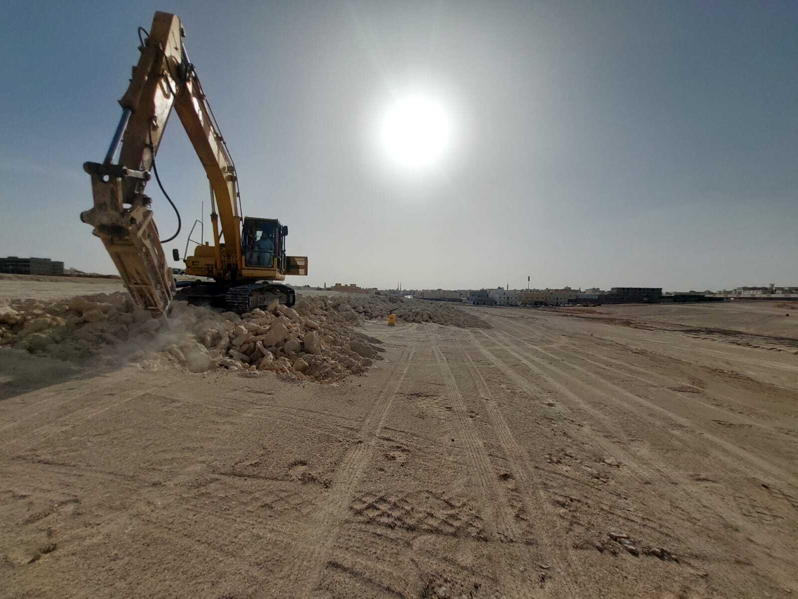 اعمال البنية التحتية لمشروع مخطط فهد المقبل 