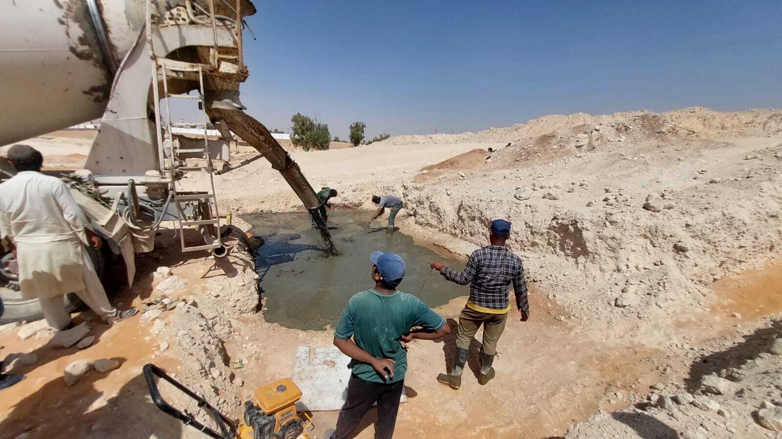 اعمال البنية التحتية لمشروع مخطط فهد المقبل 