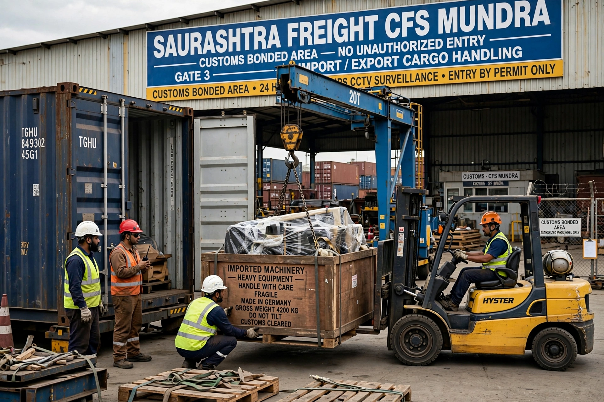Import Machinery Handling