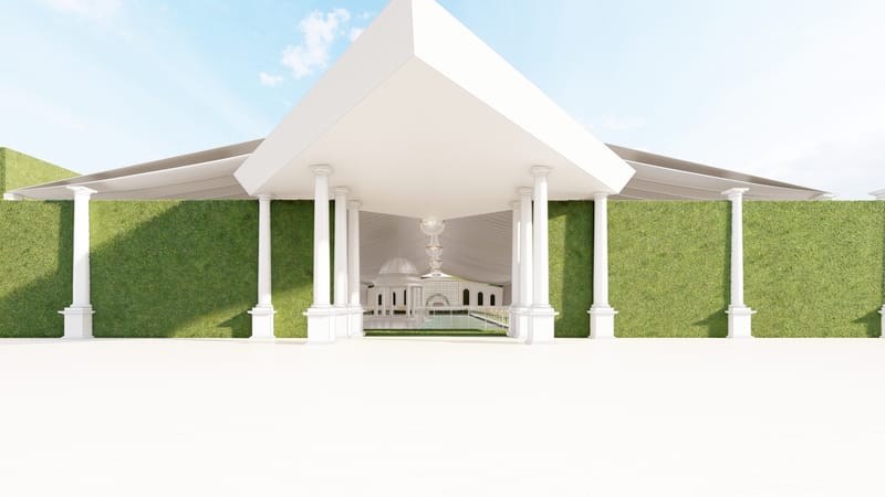 Open-air Weeding Hall