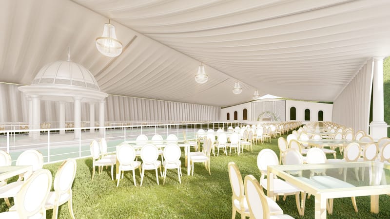 Open-air Weeding Hall