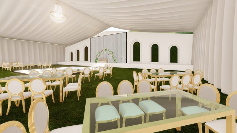 Open-air Weeding Hall