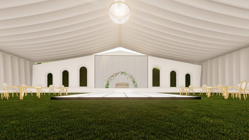 Open-air Weeding Hall