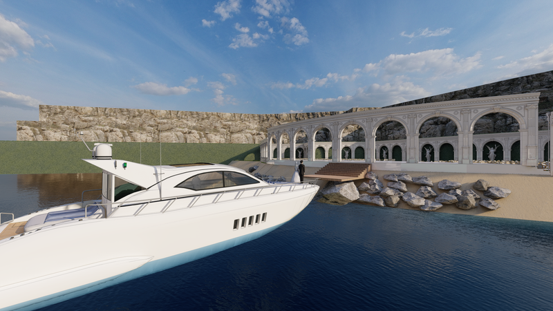 Open-air Weeding Hall