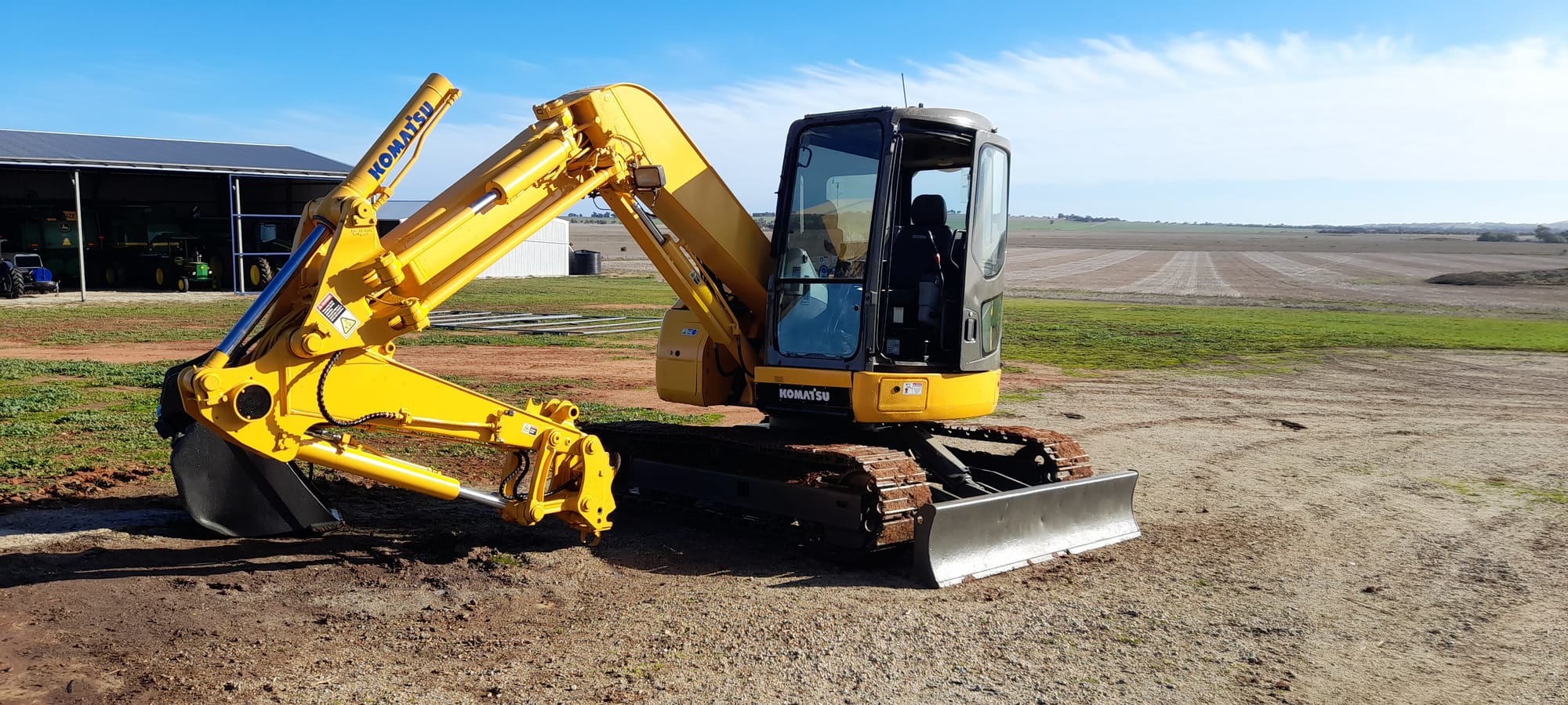 Excavators , bull dozers , skid steers 