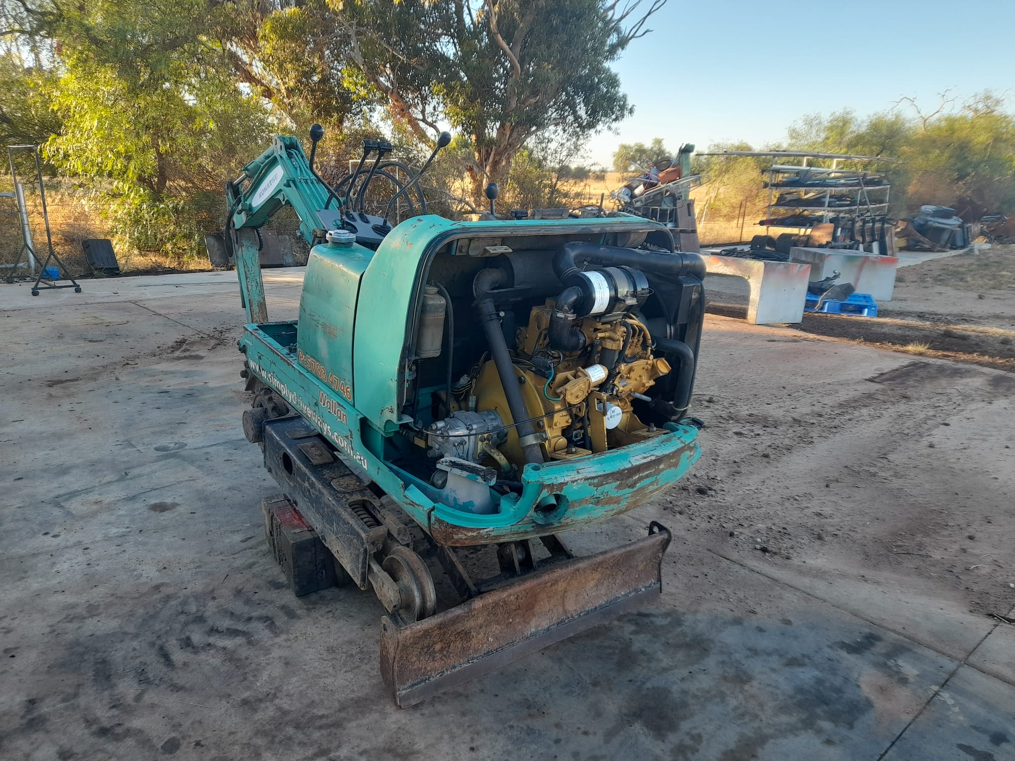 Excavators , bull dozers , skid steers 