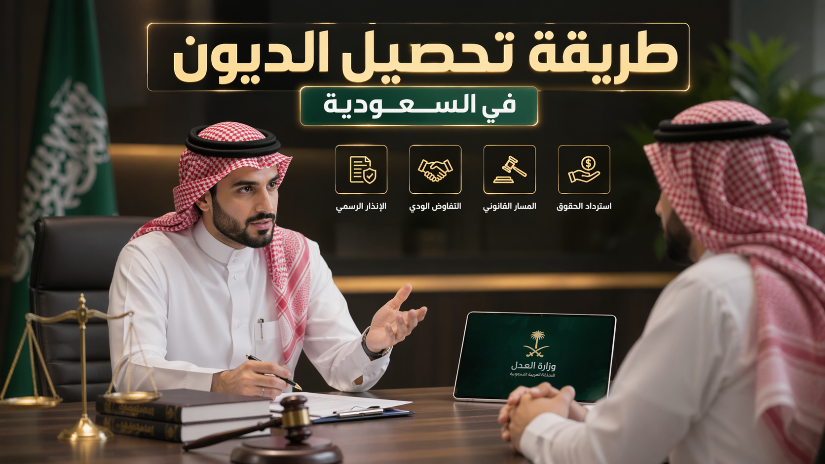 طريقة تحصيل الديون في السعودية بخطوات قانونية واضحة