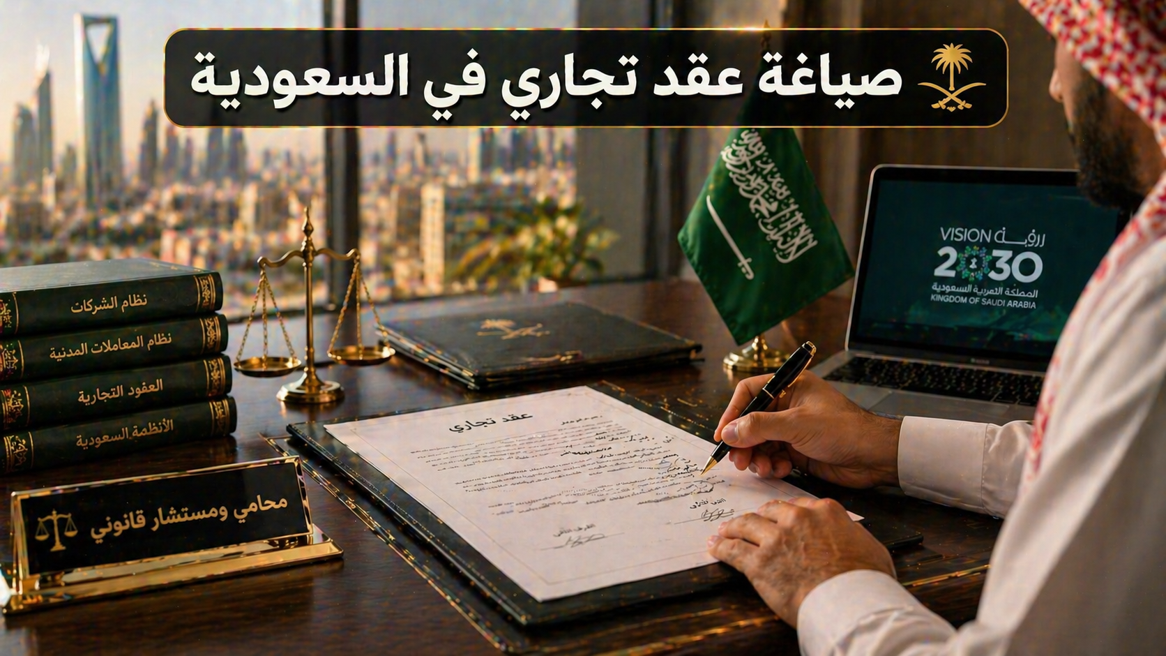 صياغة عقد تجاري في السعودية بخطوات واضحة وسهلة