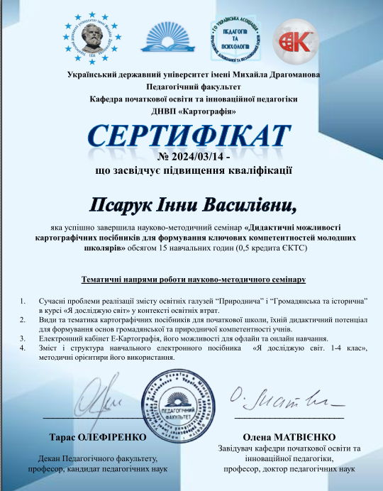 Сертифікати