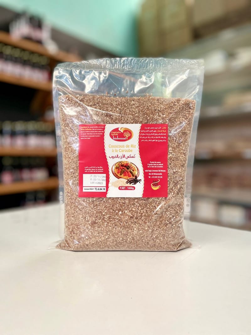 COUSCOUS DE RIZ CAROUBE 1KG