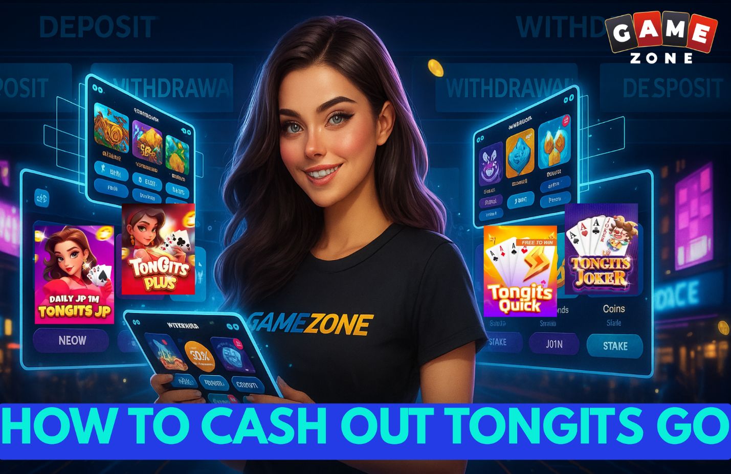 how to cash out tongits go