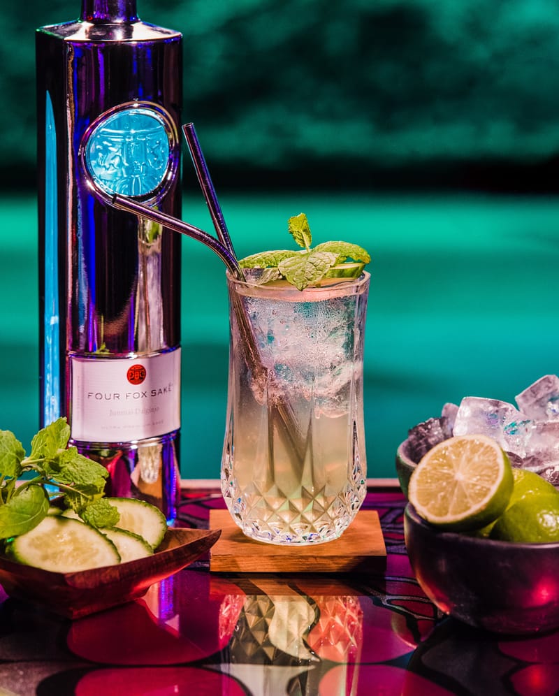 Sake with Gift Boxes