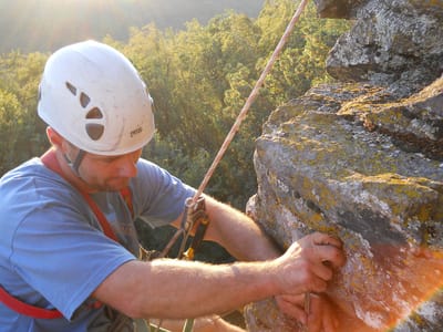 Sziklamászó út karbantartása a Zempléni-hegységben 2013.