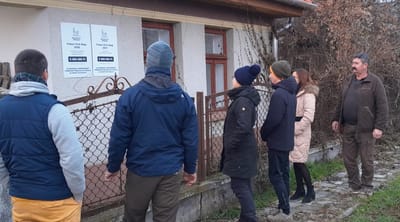 Támogatói tábla elhelyezése