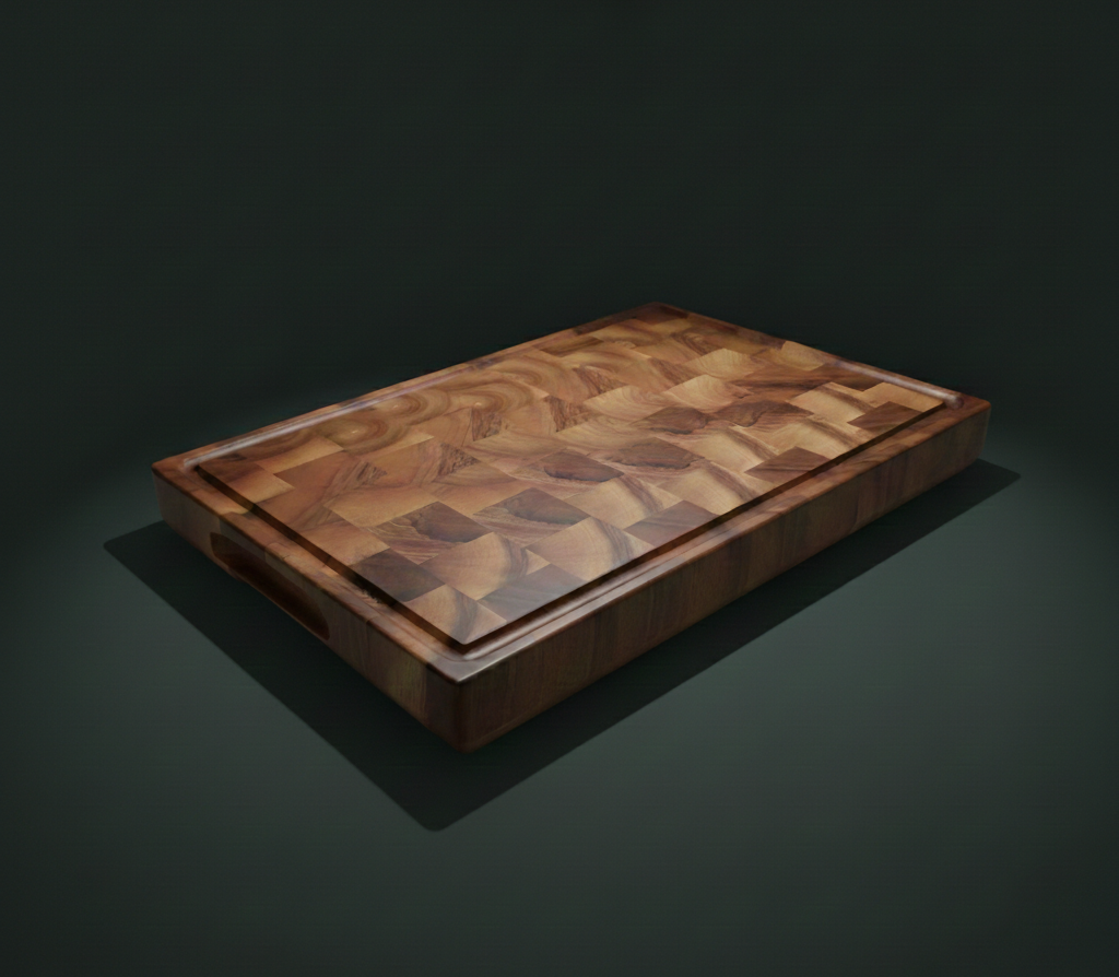 Stirnholz-Schneidebrett € 75, -