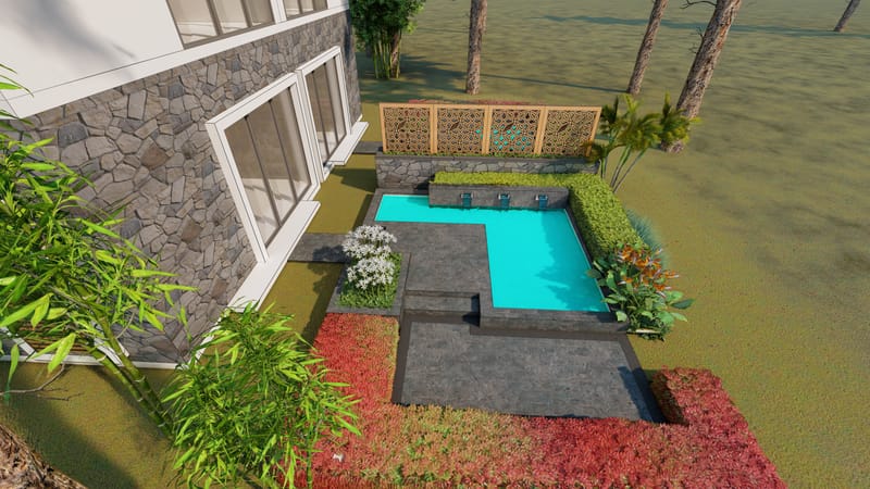 Type I (2 BHK Pool Villa)