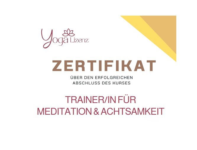 Trainer für Meditation &amp; Achtsamkeit