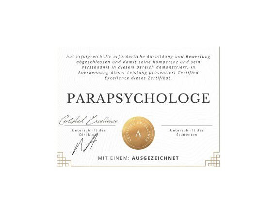 Zert. Parapsychologischer Berater