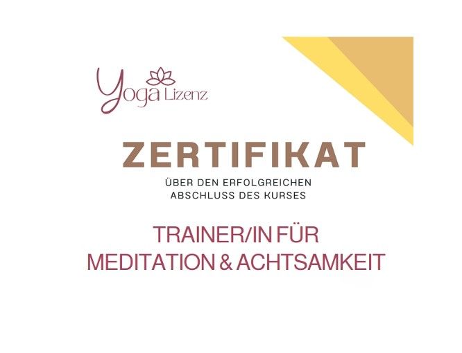 Trainer für Meditation &amp; Achtsamkeit