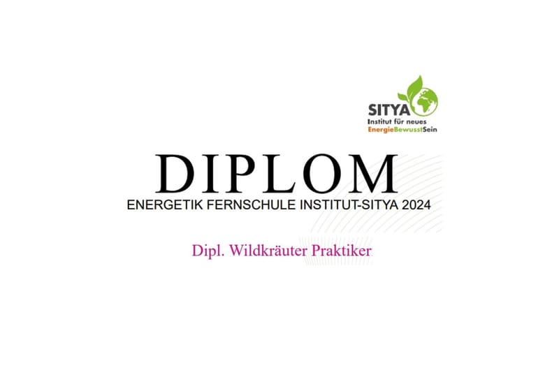 Dipl. Wildkräuter Praktiker (Kräuterkundler/Herbalist)