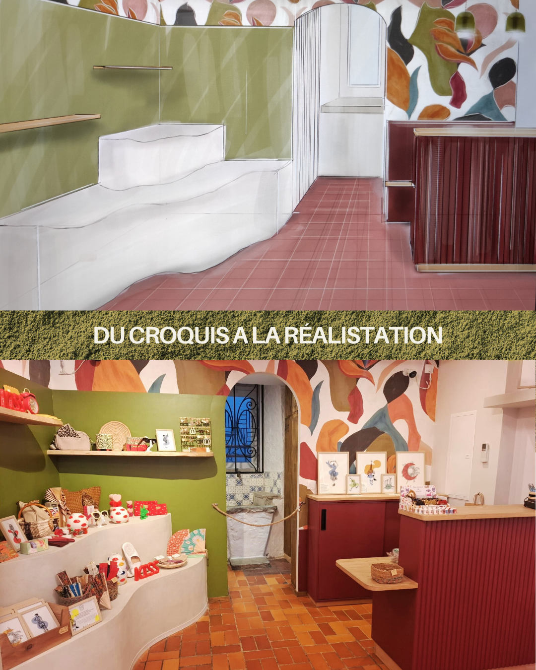 Projet DORREA, aménagement d'une boutique à Saint Jean de Luz